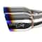 Spec-D Tuning 09-14 Hyundai Genesis Burnt Tip Catback Exhaust MFCAT2-GEN092T-SD - alternate 4